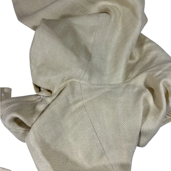 RALPH LAUREN BLACK LABEL 100% Linen Herringbone Trousers - Made in USA - Sz 8 - Picture 14 of 16